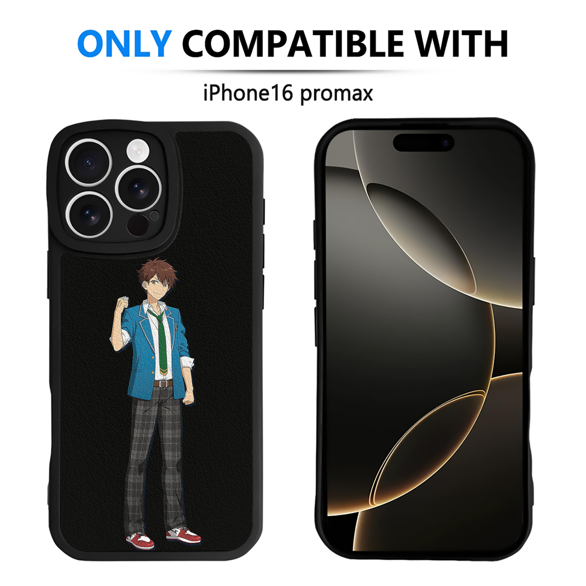 （画像用） あんさんぶるスターズ! Ensemble Stars 【iPhone 16シリーズ対応】シリコンスマホケース（レザー調） 材質：シリコン